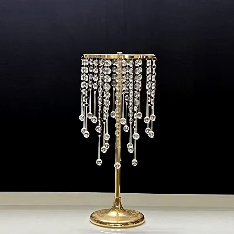 Gold Crystal Tall Decoration