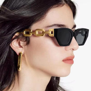 Elegant and luxurious women's sunglasses