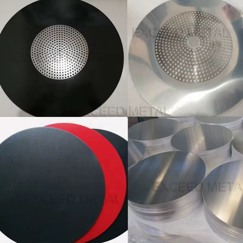 Kitchen Utensils with Induction Circle on Aluminum