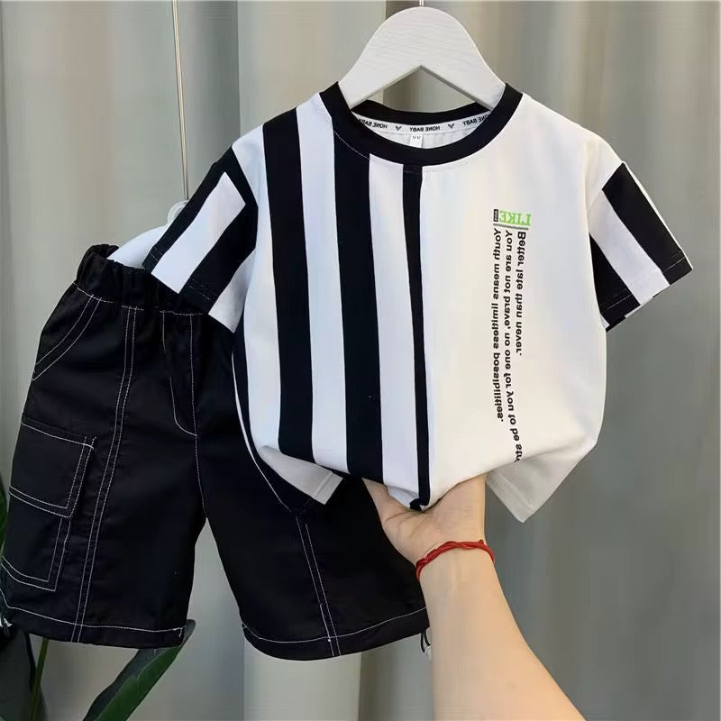 Boys' shorts, two-piece set