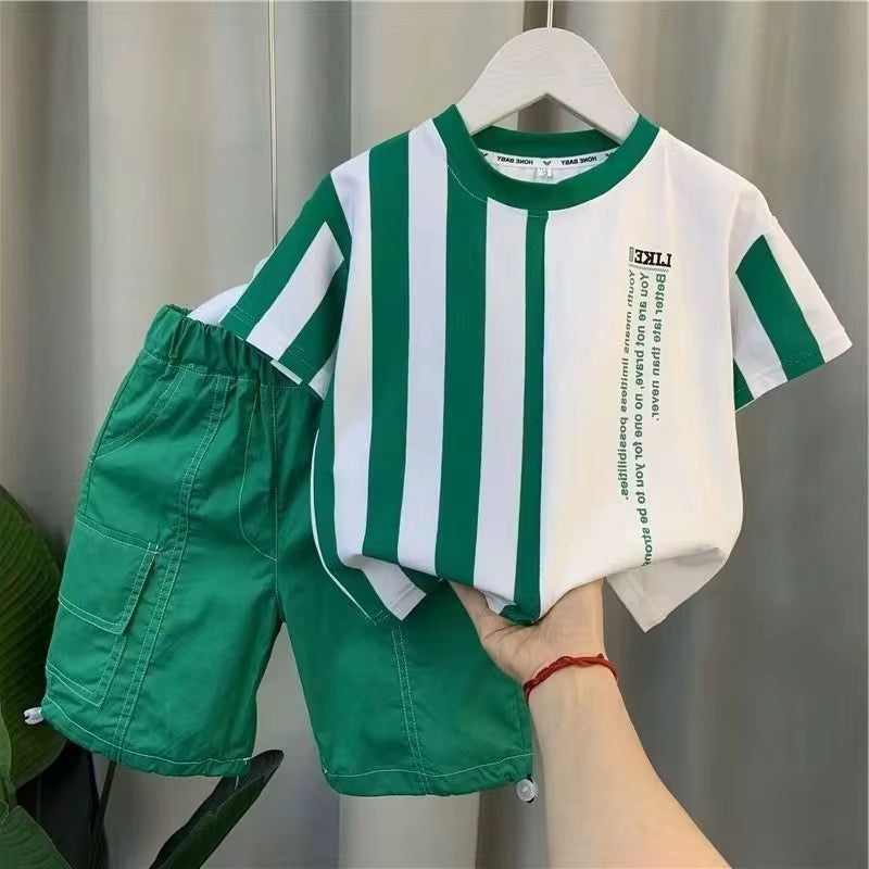 Boys' shorts, two-piece set