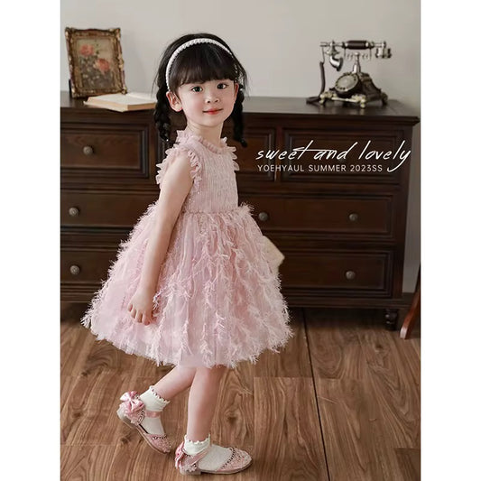 Girls' sleeveless dress