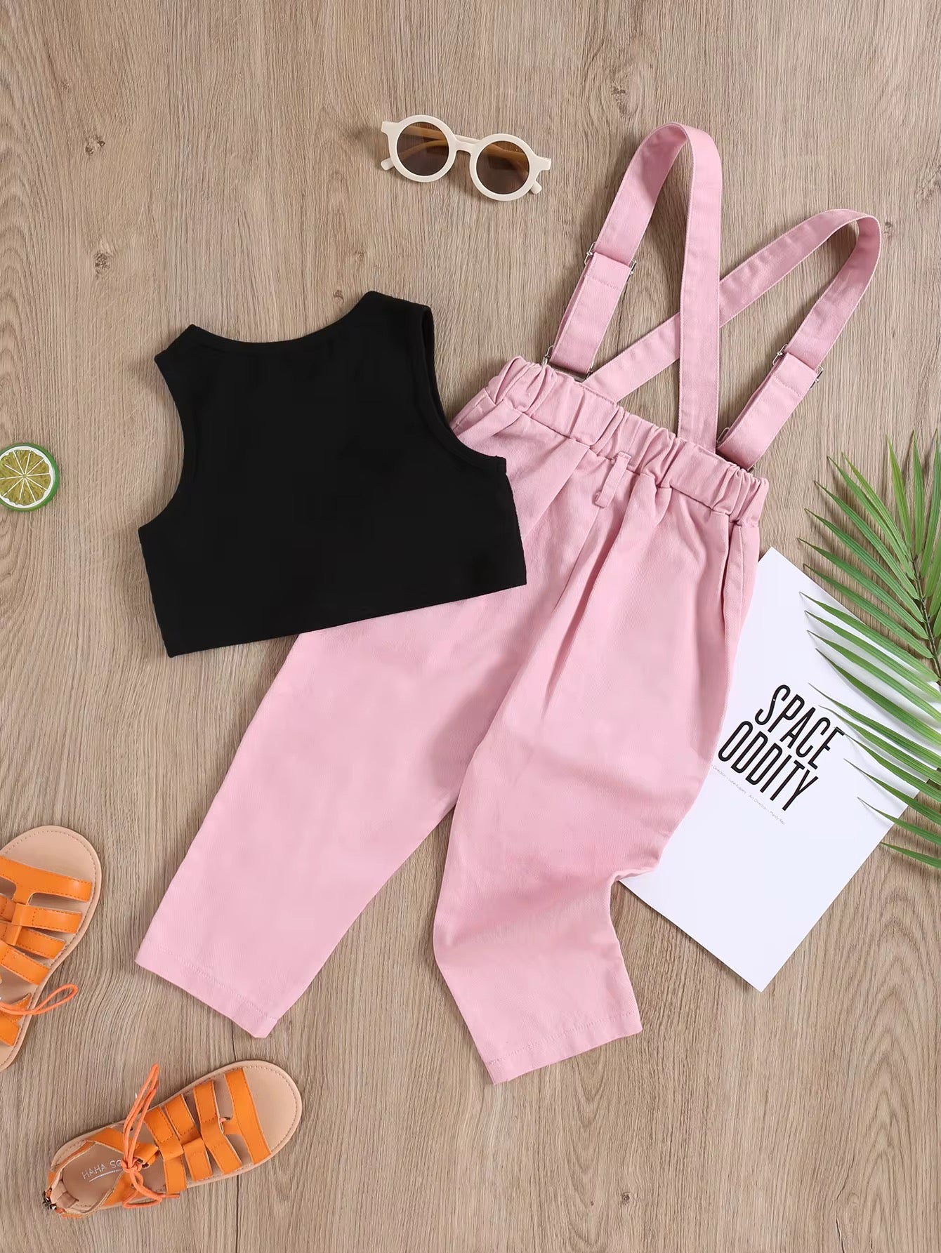 Elegant girls' suit with pants