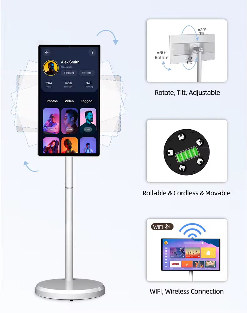 Smart screen with screen