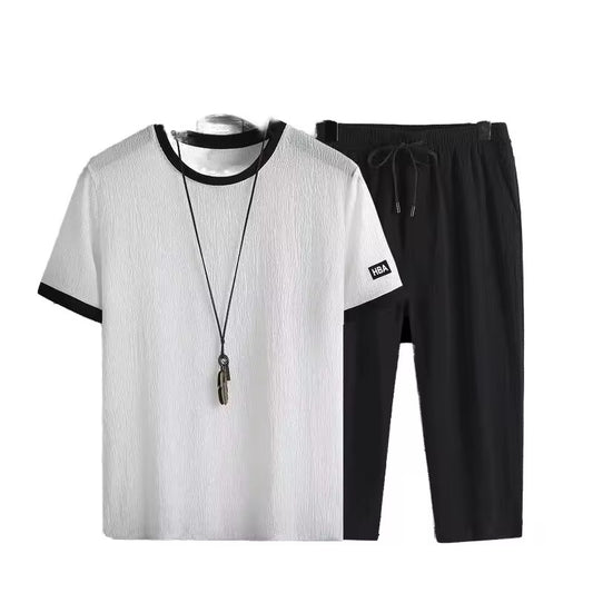 Men's Breathable T-Shirt Pants 