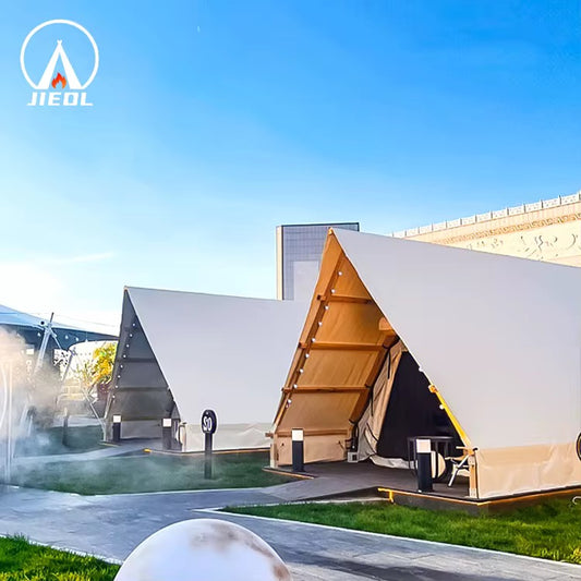 خيمة تخييم فاخرة للمدخل البيئي للأزواج والعائلة لفندق السفاري خيمة صحراوية للتخييم Luxury Eco-friendly Entry Camping Tent for Couples and Family for Safari Hotel Desert Camping Tent