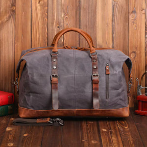 Unisex Leather Travel Bag