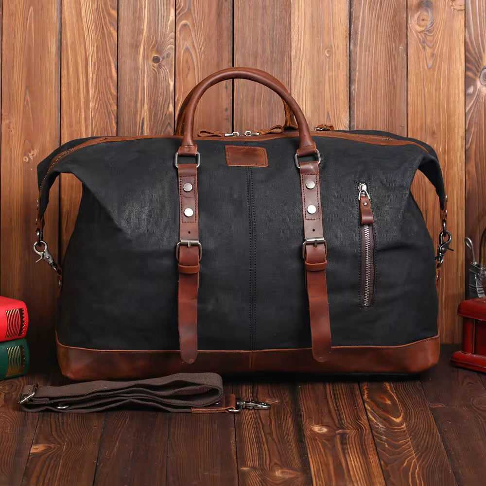 Unisex Leather Travel Bag