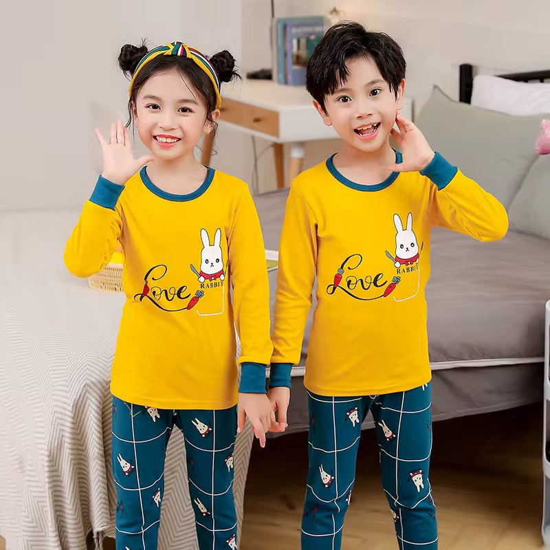 Children's cotton pajamas