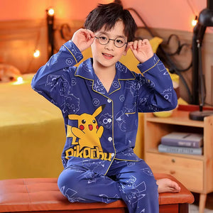 Children's long-sleeved pajamas