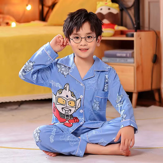 بيجامة الاطفال  بأكمام طويلة - Children's long-sleeved pajamas