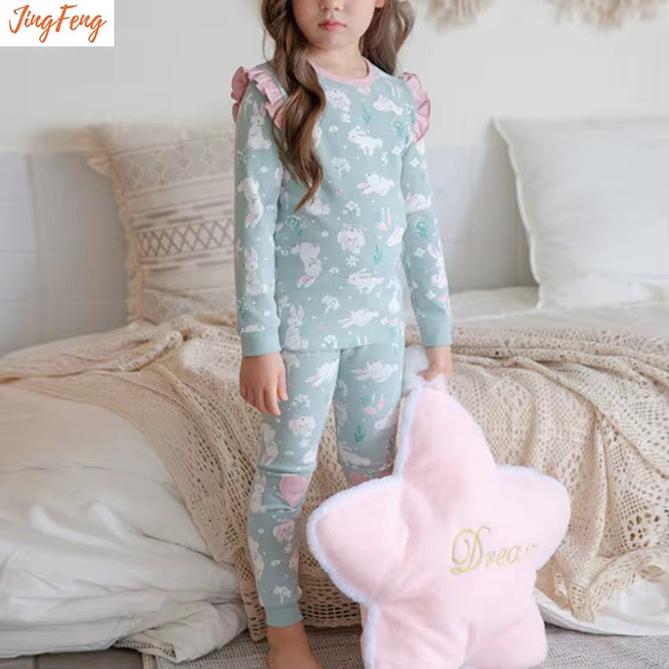 ملابس نوم قطنية للبنات - Girls' cotton sleepwear