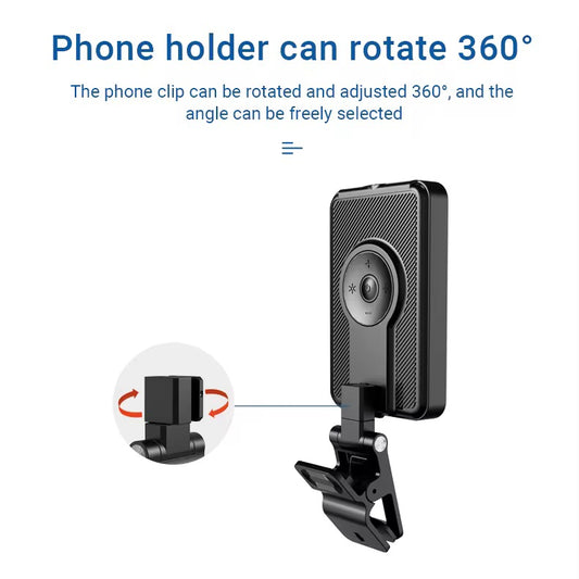 ضوء لصور السيلفي حامل هواتف ,