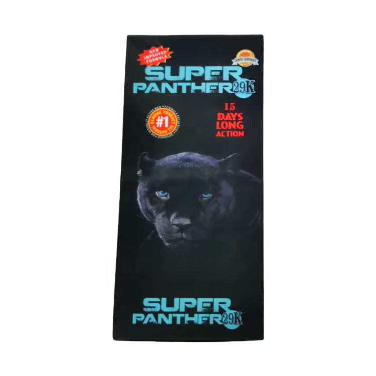 Black Panther Sex Pills for Men, Penis Enlargement, Male Enhancement Pills, Paper Card for Packing
