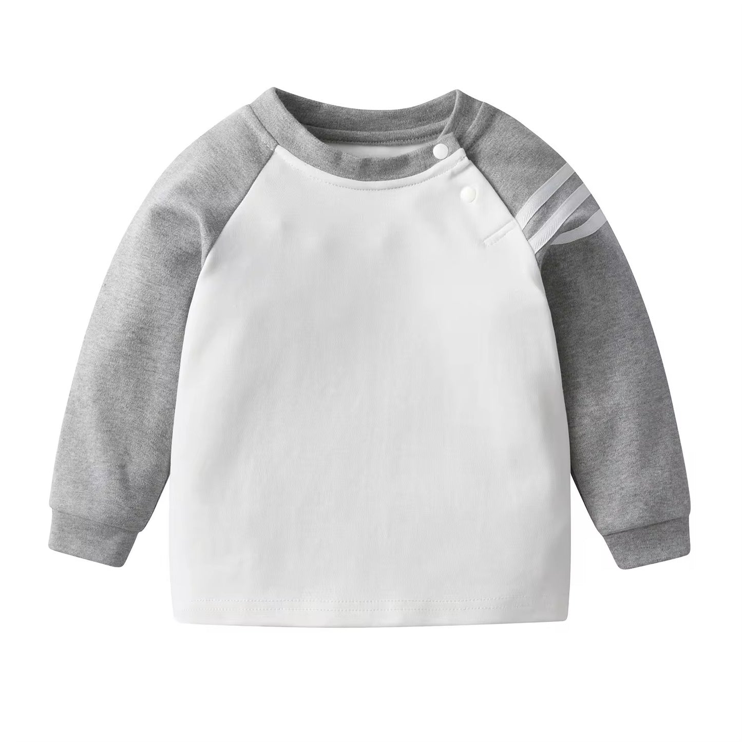 Boys' T-shirt, new spring and autumn suit, long-sleeved, thin
