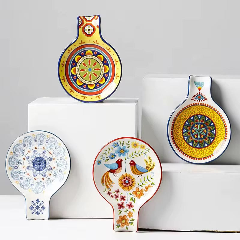 Kitchen Accessory Utensil Dishes Rack Ceramic Spoon