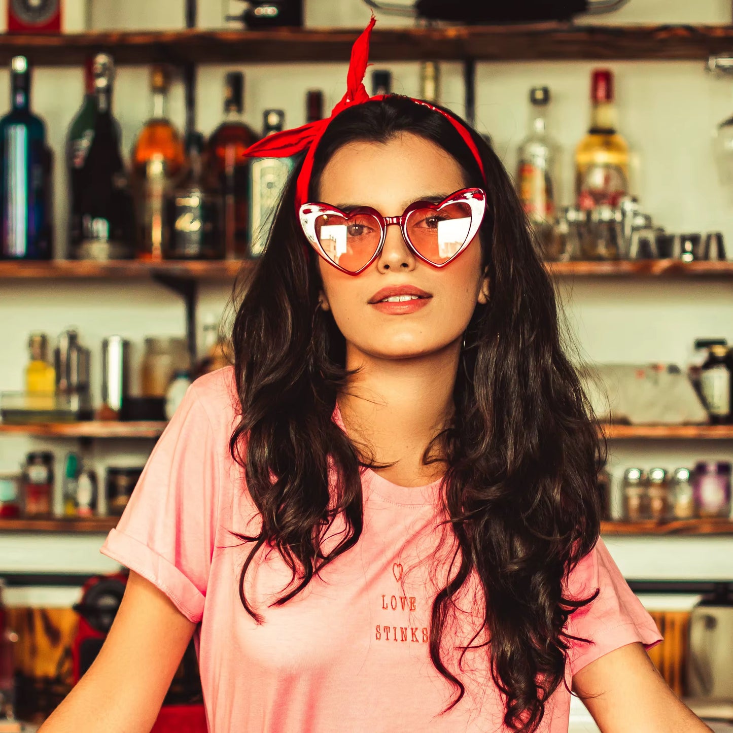 Women's party glasses
