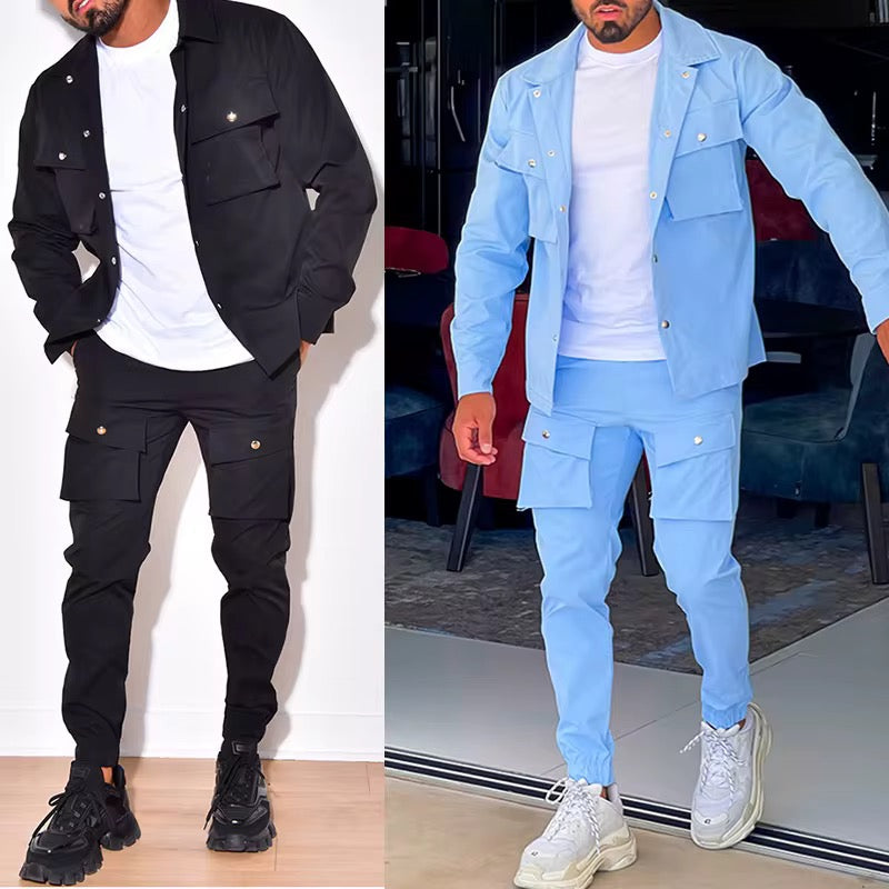 Men's Casual Cargo Tracksuits