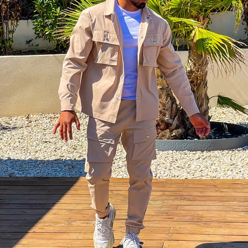 Men's Casual Cargo Tracksuits