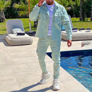 Men's Casual Cargo Tracksuits