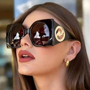 Modern and luxurious women's sunglasses