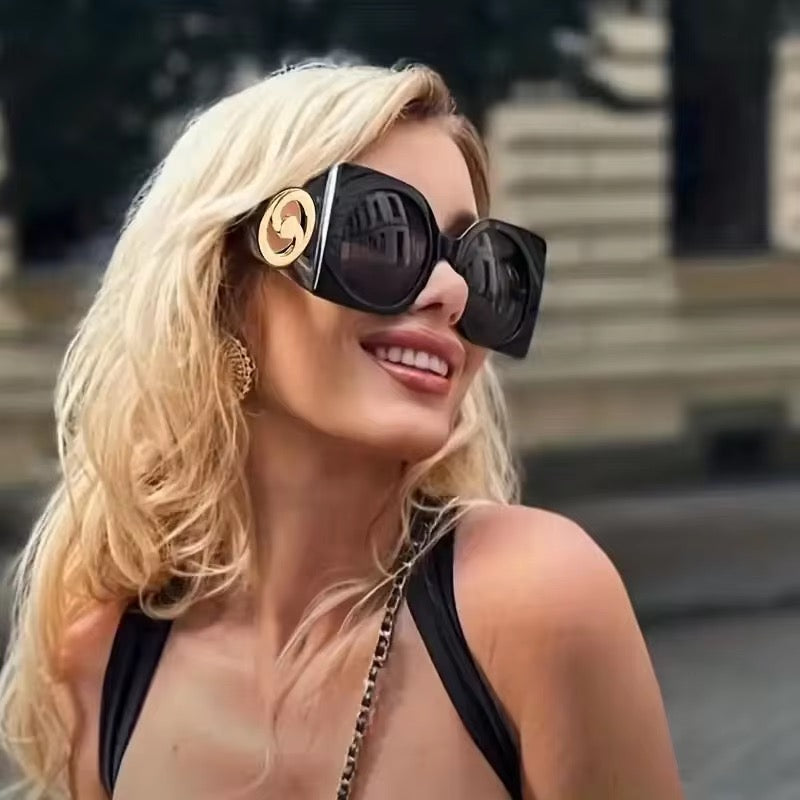 Modern and luxurious women's sunglasses