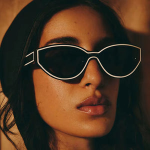 Modern and luxurious women's glasses