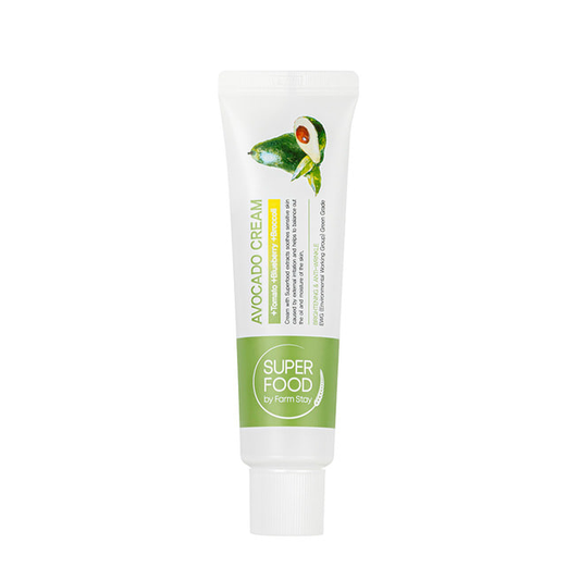 Whitening Moisturizing Nourishing Cream Farmstay Superfood Avocado - CPNP Made in Korea - Anti-aging 