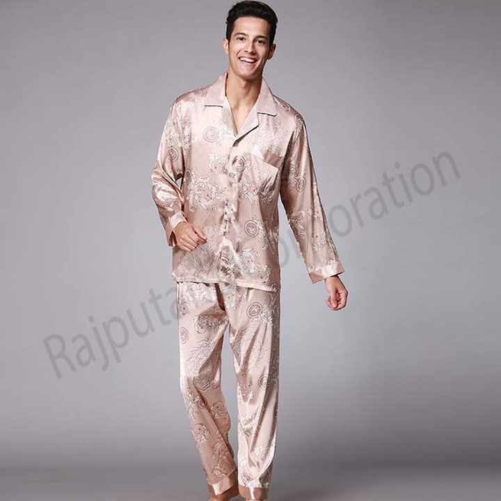 Piece Pajama Set, Men's Sleepwear 