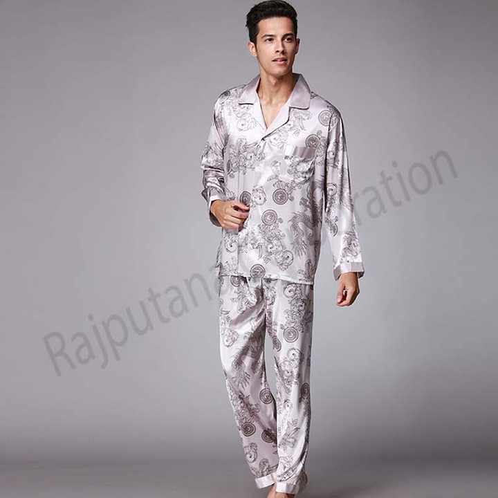 Piece Pajama Set, Men's Sleepwear 