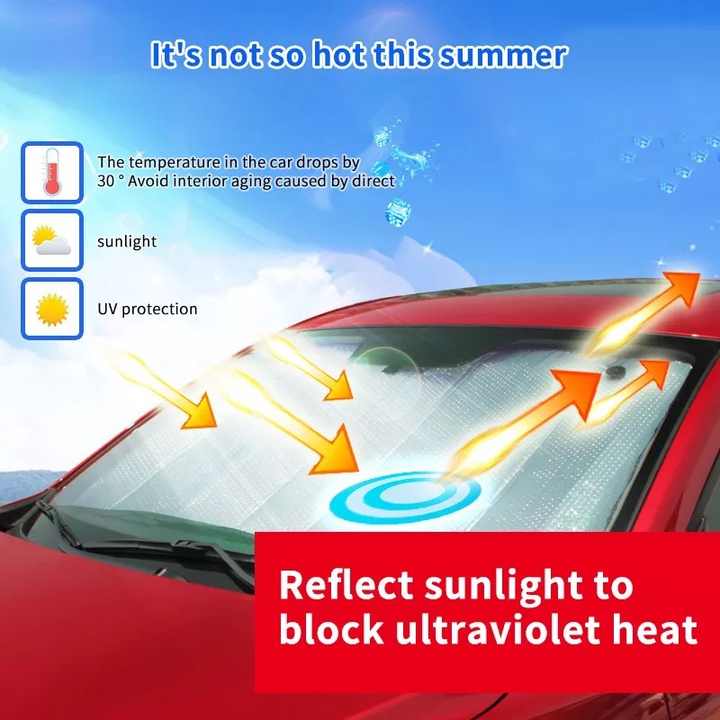 XIANGTA Custom Car Windshield Sunshade Roof Range 
