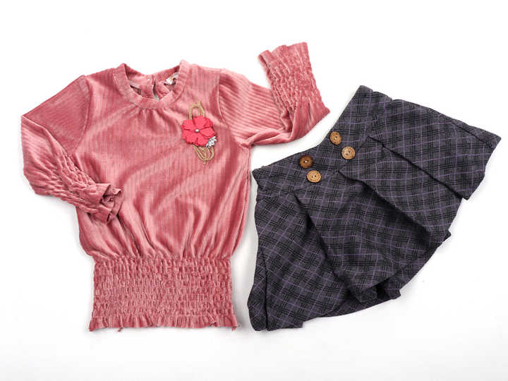 فستان وتنورة علوية - Baby Top Skirt Dress Kids