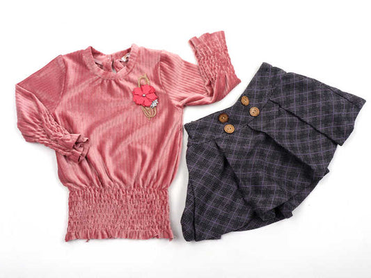 فستان وتنورة علوية - Baby Top Skirt Dress Kids