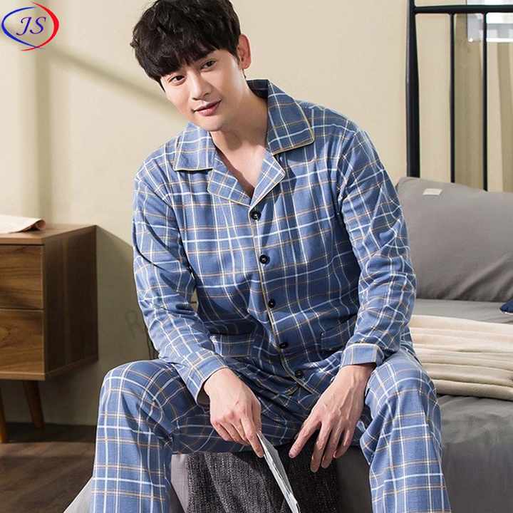 Cheap Men's Cotton Pajama Set 