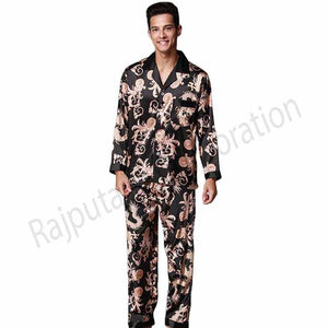 Piece Pajama Set, Men's Sleepwear 