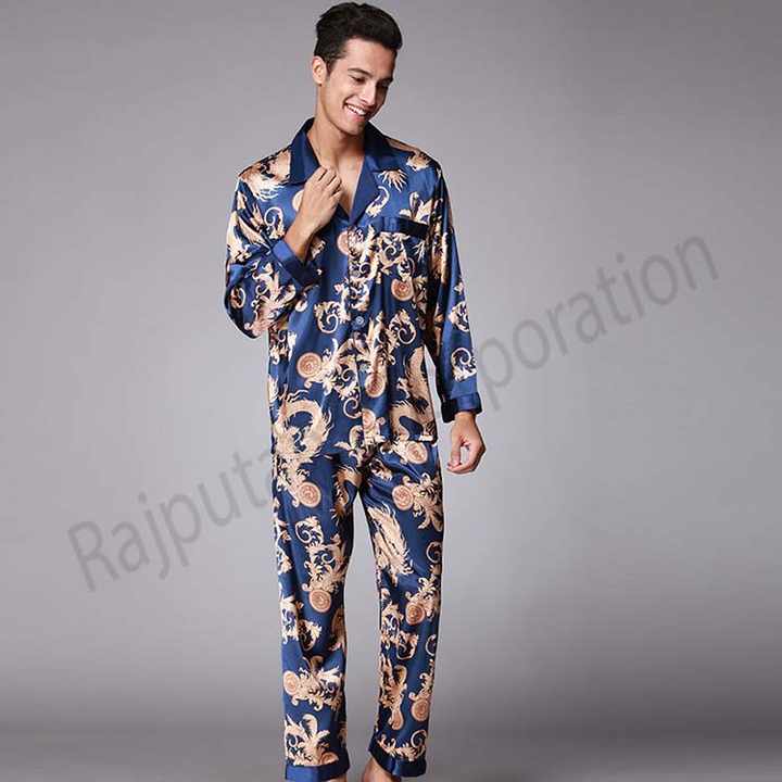 Piece Pajama Set, Men's Sleepwear 
