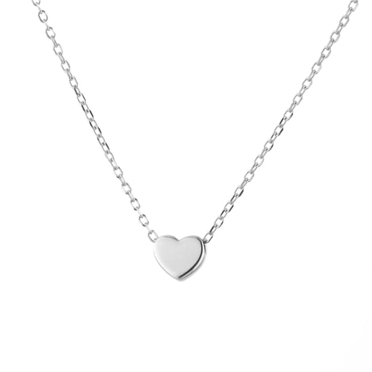 Sterling Silver Heart Pendant Necklace for Kids Accessories