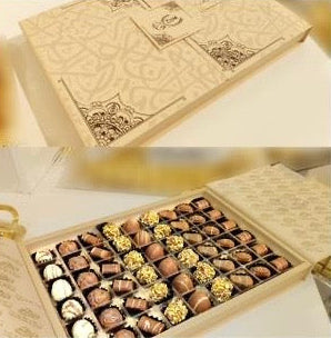 بوكس شوكلاته مشكل٥٤قطعه ميم سويت